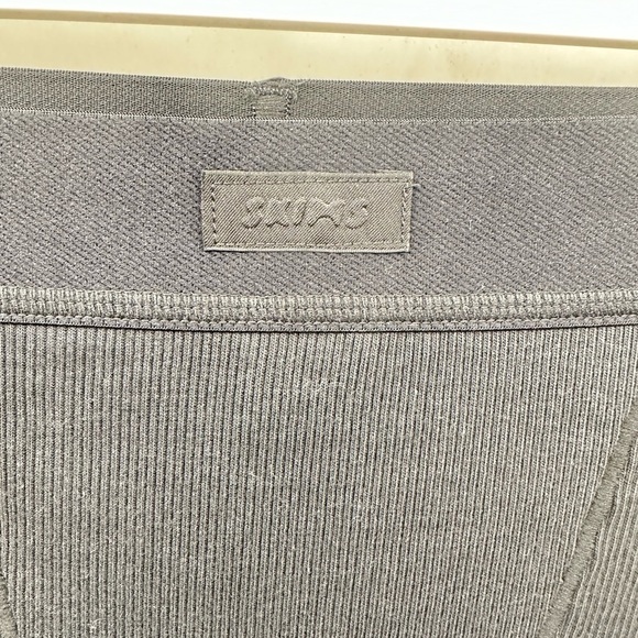 SKIMS NWT 4X Black soft loungewear casual soft comfort woman luxury boxer briefs - Picture 5 of 12